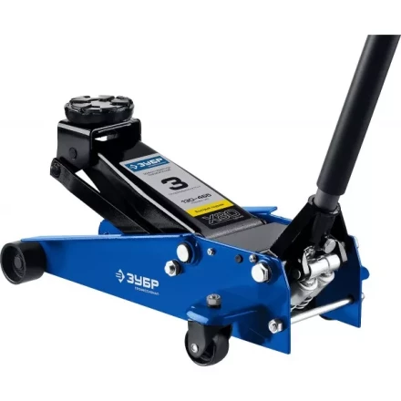 Домкрат гидравлический подкатной X80, 3т, 130-465мм, ЗУБР Профессионал 43050-3 43050-3_z01 купить в Урае