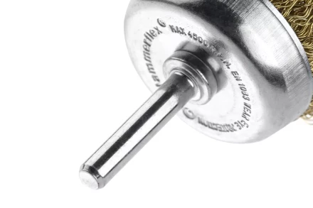 Кордщетка HAMMER чаша 50мм для дрели гофрированная латунированная сталь (207-201) купить в Урае