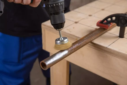 Кордщетка HAMMER чаша 50мм для дрели гофрированная латунированная сталь (207-201) купить в Урае