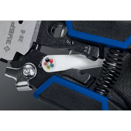 ЗУБР ЭК-6, 6в1, 210мм, электромонтажные клещи, Профессионал (23348) купить в Урае