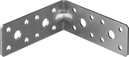 ЗУБР УКУ-2.0, 35 x 90 x 90 x 2 мм, цинк, усиленный крепежный уголок (310116-35-090) купить в Урае