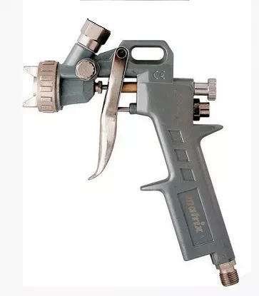 Пневматический краскопульт с верхним бачком V= 0,6 л + сопла диаметром 1.2, 1.5 и 1.8 мм  MATRIX 57314 купить в Урае