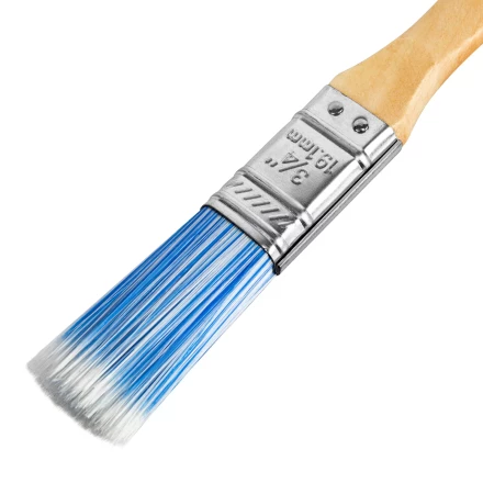 Кисть плоская "Евро" 3/4", искусственная щетина, деревянная ручка MTX 83068 купить в Урае