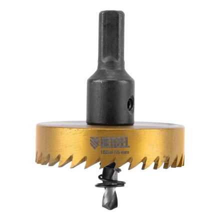 Коронка по металлу HSS, 55 мм, нитридтитановое покрытие Denzel 724118 купить в Урае