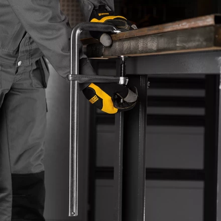 Струбцина F-образная Denzel 20467, 80x400мм, кованая купить в Урае