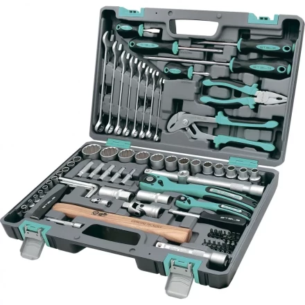 Набор инструментов 76 предметов 12 гранные головки STELS 14116 купить в Урае