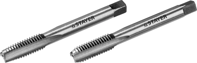 Комплект метчиков STAYER "MASTER", сталь 9ХС, М10х1,5, 2 шт 28025-10-1.5-H2 купить в Урае