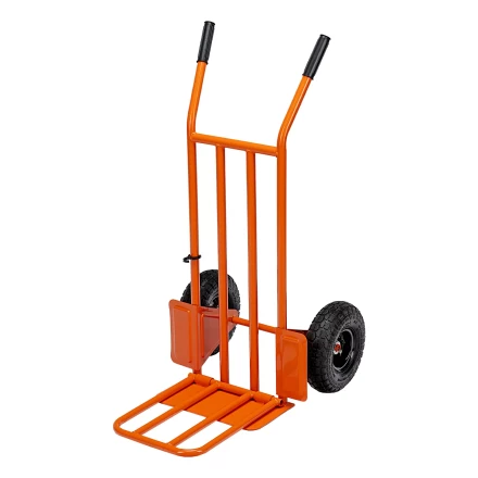 Тележка ручная 2-х колесная Сибртех 69301, облегченная, г/п 150кг, откидная платформа 430х355мм купить в Урае