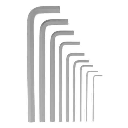 Набор ключей имбусовых, HEX, 2-12 мм, CrV, 9 шт., удлиненные Сибртех 123697 купить в Урае