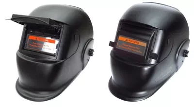 Маска сварщика BLACK GLASS с поднимающимся светофильтром DIN12 Aurora купить в Урае