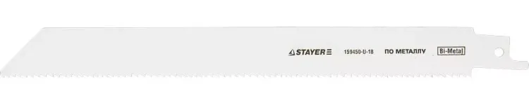 Полотно STAYER "PROFI" S1122VF к саб эл.ножов Bi-Met,унив с перем шаг зубьев,дерев с гвозд,мет,пласт,мет.трубы до 4" 159450-U-18 купить в Урае