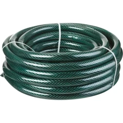 Шланг РОСТОК КЛАССИК поливочный, 10 атм., армированный, 3-х слойный, 3/4"x15м 40308-3/4-15_z01