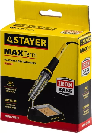 Подставка для паяльников STAYER "MASTER", литая 55319 купить в Урае
