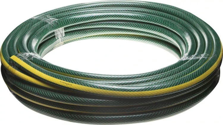 Шланг GRINDA "STANDARD" поливочный, 10 атм., армированный, 3-х слойный, 1"х25м 429000-1-25 купить в Урае