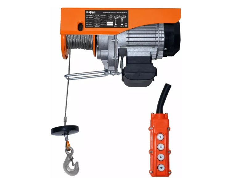 Мини электрическая таль комбинированная Magnus-Profi MEH, 250/500 кг, 6/12 м, 220В купить в Урае