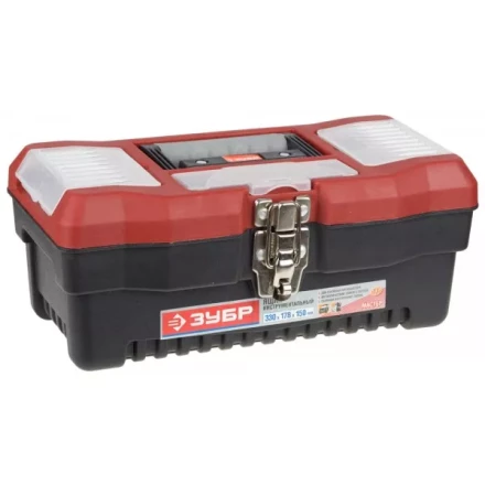 Ящик ЗУБР &quot;МАСТЕР&quot; пластмассовый для инструмента, 33x17,8x15см, 13&quot; 38321_z01 купить в Урае