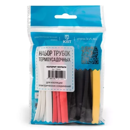 Набор термоусадочных трубок КВТ Колорит 4/2 (73634) купить в Урае