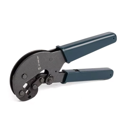 Пресс-клещи КВТ HT-106E для опрессовки F и BNC разъемов на коаксиальный кабель RG-58, RG-6, RG-11, RG-213 (85138) купить в Урае