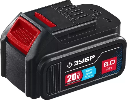 ЗУБР T7, 20 В, 6.0 А·ч, аккумуляторная батарея, Профессионал (ST7-20-6) купить в Урае