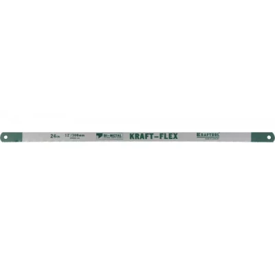 Полотно KRAFTOOL "KRAFT-FLEX" по металлу, Bi-Metal, 24TPI, 300 мм, 10 шт 15942-24-S10