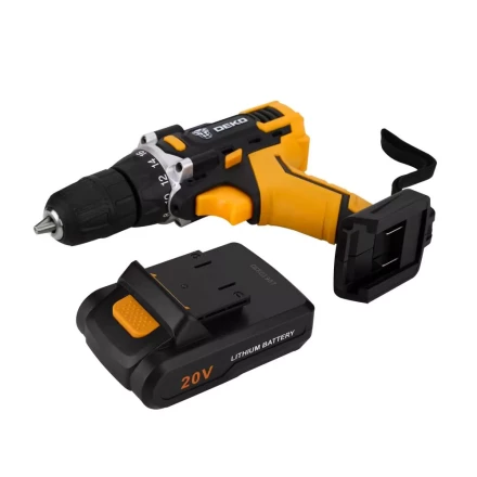 Дрель аккумуляторная DKCD20FU-Li DEKO + набор 63 инструмента, 063-4093 купить в Урае