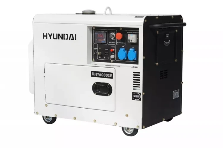 Дизельный генератор Hyundai DHY 6000SE купить в Урае