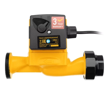 Циркуляционный насос CP32-6, напор 6 м, 70 л/мин, 1 м кабель, монт. длина 180 мм Denzel 99414 купить в Урае