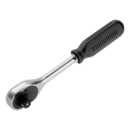 Ключ-трещотка 1/2&quot;, 45 зубьев, с быстрым сбросом, CrV, хром// Сибртех 14004 купить в Урае