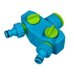 Разветвитель двухканальный, пластиковый Palisad Luxe 65786