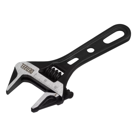 Ключ разводной 115 мм Denzel, CrV, кованый, укороченная рукоятка 15751 купить в Урае