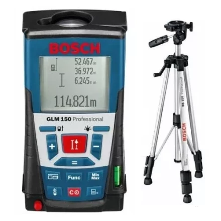 Лазерный дальномер Bosch GLM 250 + штатив BS 150 купить в Урае