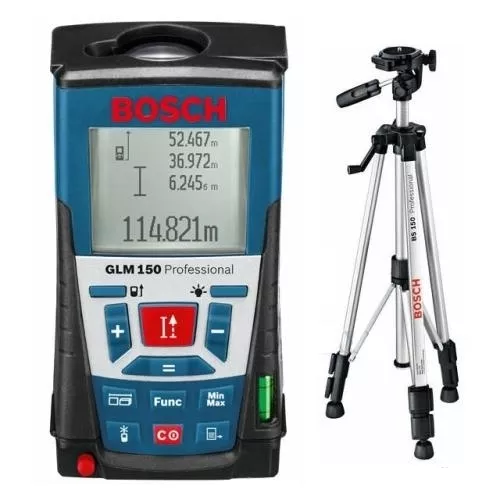 Лазерный дальномер Bosch GLM 250 + штатив BS 150 купить в Урае