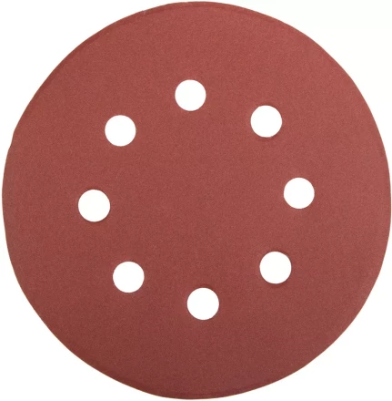 Круг шлифовальный универсальный STAYER &quot;MASTER&quot; из абразивной бумаги на велкро основе, 8 отверстий, Р320, 115мм, 5шт 35450-115-320 купить в Урае