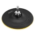 Тарелка опорная для дрели и УШМ с липучкой, 125 мм, твердая, с адаптером c М14 на d8 Denzel 76254 купить в Урае