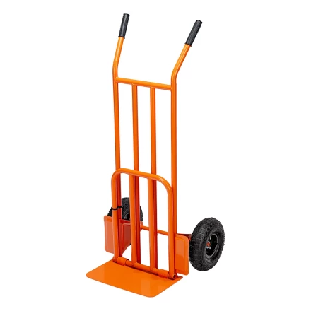 Тележка ручная 2-х колесная Сибртех 69302, усиленная, г/п 250кг, откидная платформа 530х400мм купить в Урае