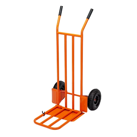 Тележка ручная 2-х колесная Сибртех 69302, усиленная, г/п 250кг, откидная платформа 530х400мм купить в Урае