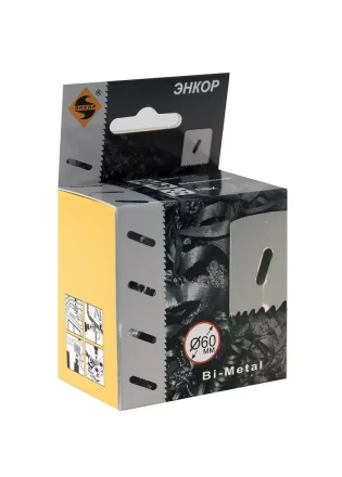 Коронка Bi-Metal Ф60 мм М3 Энкор 24160 купить в Урае