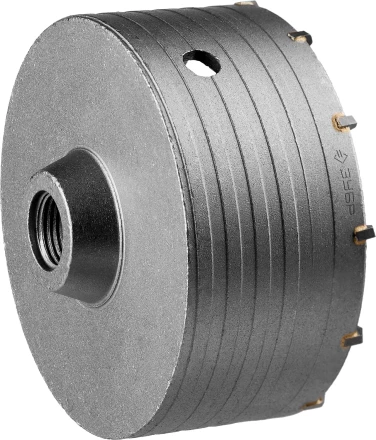 Коронка по бетону ЗУБР &quot;ПРОФЕССИОНАЛ&quot; без державки, 125 мм, резьбовая посадка коронки М22 29180-125 купить в Урае