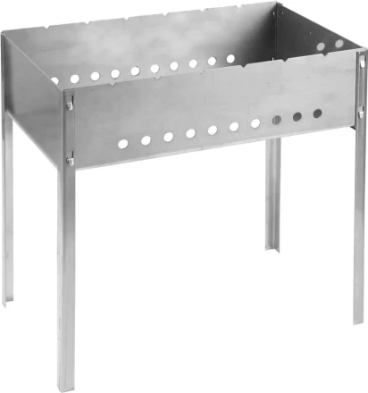 Мангал GRINDA &quot;BARBECUE&quot;, нержавеющая сталь, толщина 1,5мм, 500х300х500мм 427784 купить в Урае