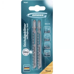 Полотна для электролобзика по дереву 2 шт 3145 GROSS 78267