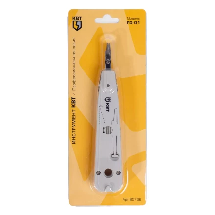 Инструмент КВТ PD-01 для заделки витой пары в кросс-панель (85736) купить в Урае