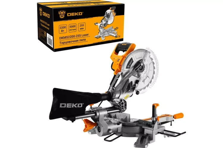 Пила торцовочная DEKO DKMS2200-255 Laser, 063-4218 купить в Урае