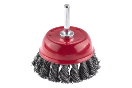 Кордщетка HAMMER чаша 63мм для дрели витая сталь (207-203) купить в Урае