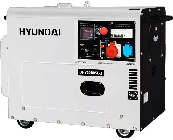 Дизельный генератор Hyundai DHY 6000SE-3 купить в Урае