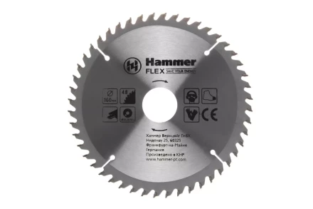 Диск пильный твердосплавный HAMMER Ф160х20мм 48зуб. купить в Урае