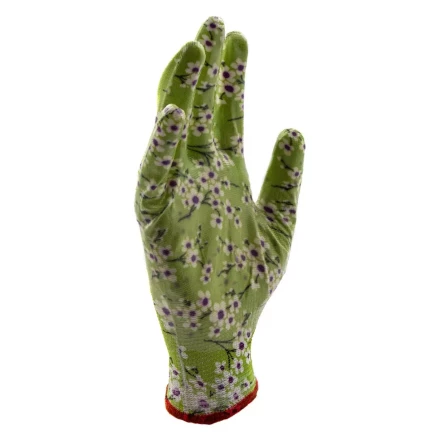 Перчатки садовые из полиэстера с нитрильным обливом, MIX цветов, M Palisad 67864 купить в Урае