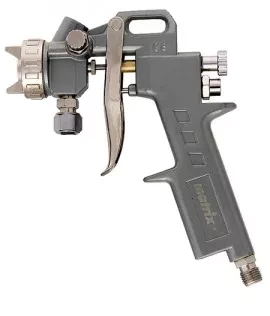 Пневматический краскопульт с нижним бачком V=1,0 л + сопла  диаметром 1.2, 1.5 и 1.8 мм  MATRIX 57316 купить в Урае