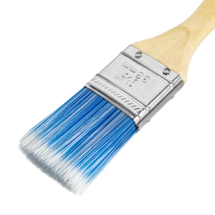 Кисть плоская "Евро" 1.5", искусственная щетина, деревянная ручка MTX 83070 купить в Урае