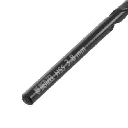 Сверло по металлу, 3,8 мм, HSS-Tin, Golden Tip, 10 шт. Denzel 717208 купить в Урае