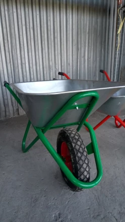 Тачка садово-строительная усиленная грузоподъемность 200 кг объем 90 л PALISAD 68935 купить в Урае